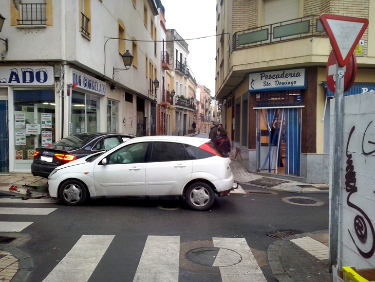 Badajoz registra tres accidentes en menos de dos horas