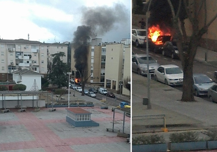 Arden varios vehículos en Mérida
