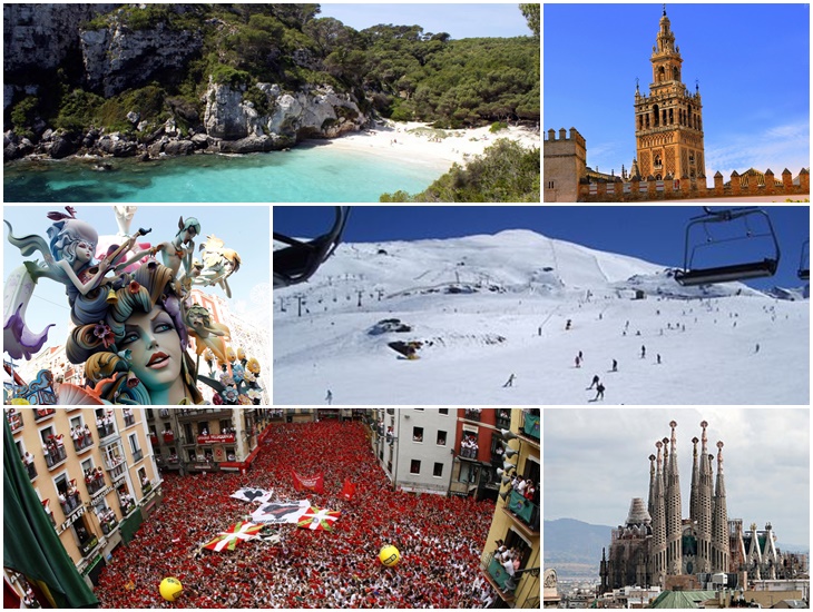 Los españoles prefirieron su país para viajar en 2015