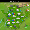 Previsión meteorológica en Extremadura. Días 6, 7 y 8 de enero