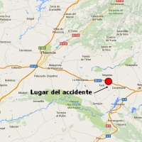 Una joven herida grave en un accidente en el norte de Cáceres