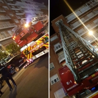Los Bomberos rescatan a dos mujeres de un quinto en Badajoz