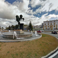 La Cívica propone una gran plaza en el entorno de la fuente de los Tres Poetas