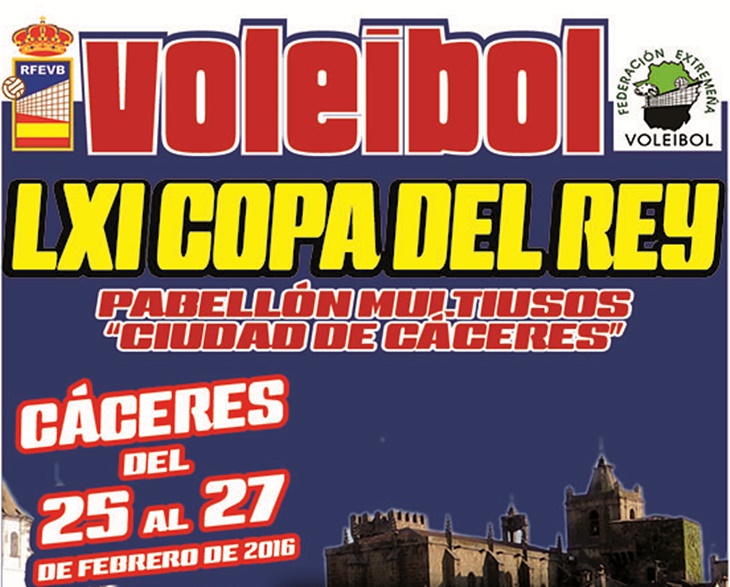 Cáceres, sede de la Copa del Rey de Voleibol