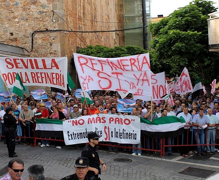 La Junta da carpetazo al proyecto de Refinería de Tierra de Barros