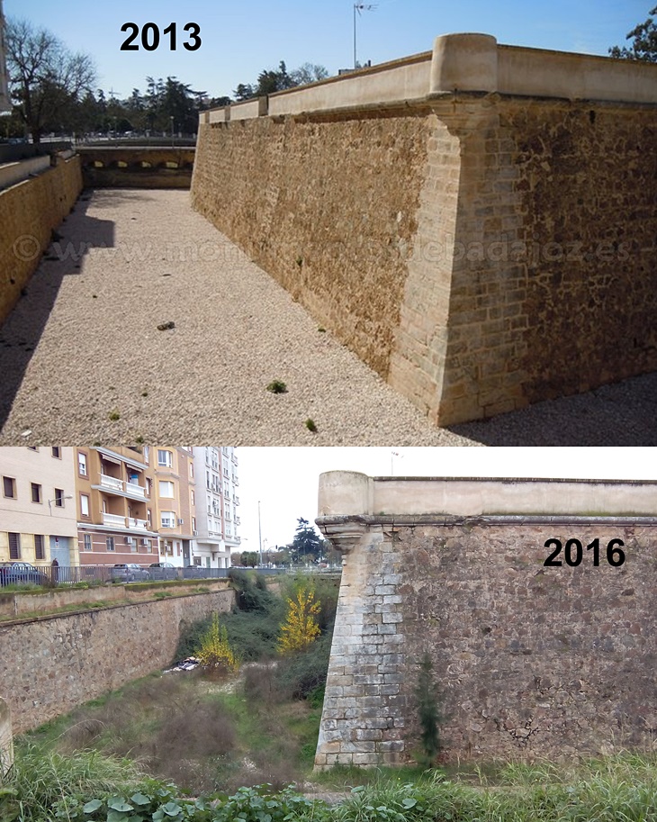 La Asociación Cívica denuncia el mal estado del Revellín de San Roque