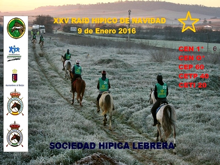 Badajoz acogerá el XXV Raid Hípico de Navidad