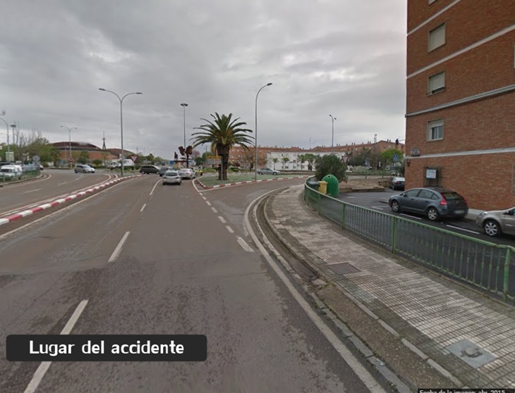 Un joven, herido grave en un accidente en Zafra