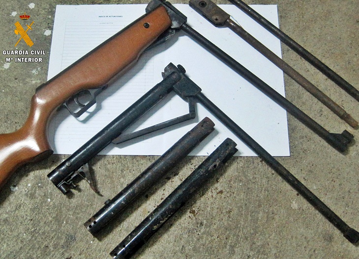 Cae un grupo dedicado al robo y a la tenencia ilegal de armas