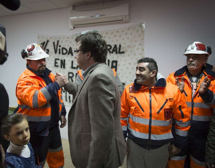 Vara asegura que combatirá “con todas sus fuerzas” el cierre de la mina de Aguablanca