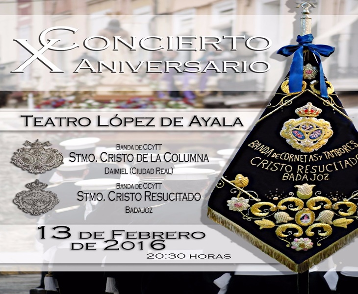 La banda del Cristo Resucitado celebrará su X aniversario en el López
