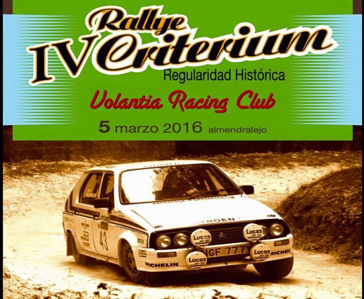 Almendralejo albergará el IV Rally Criterium