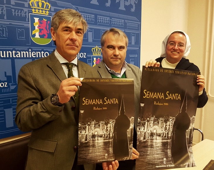 Ya se conoce el cartel y pregonera para la Semana Santa de Badajoz 2016