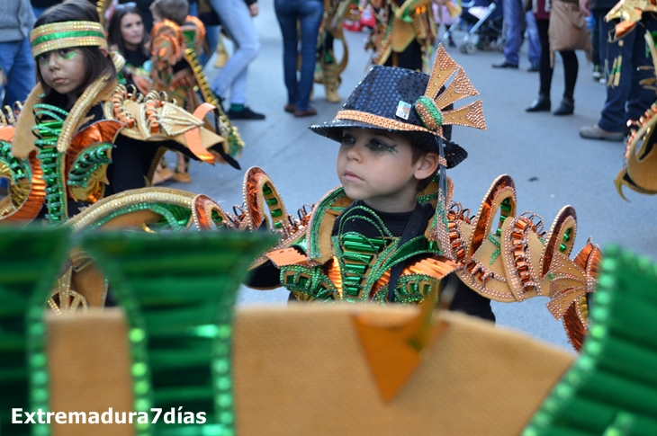 Reportaje del Desfile Infantil de comparsas de Badajoz