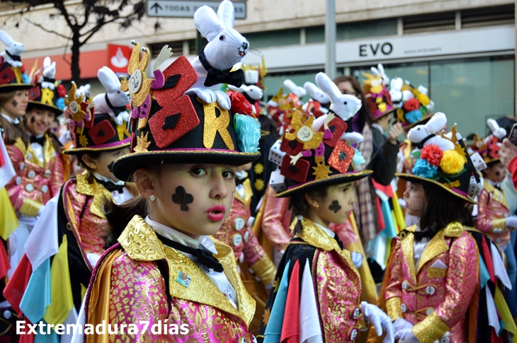 Reportaje del Desfile Infantil de comparsas de Badajoz