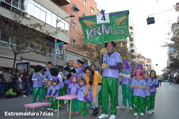 Reportaje del Desfile Infantil de comparsas de Badajoz