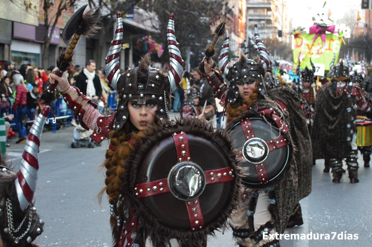 Reportaje del Desfile Infantil de comparsas de Badajoz