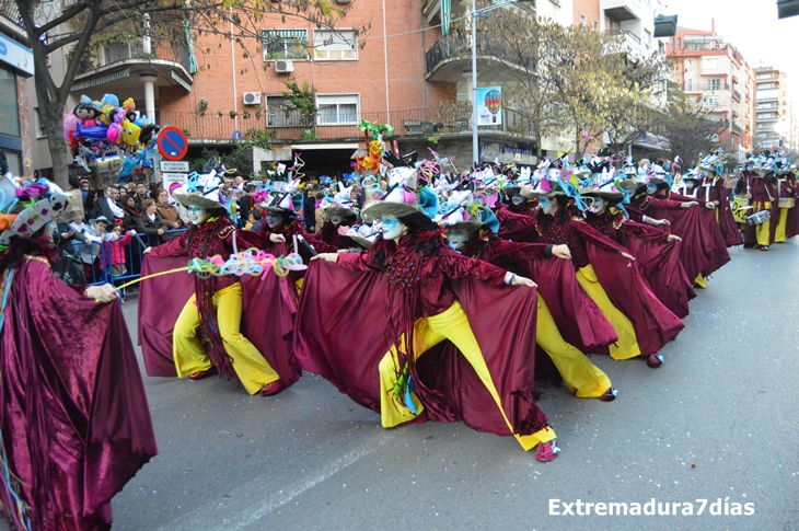 Reportaje del Desfile Infantil de comparsas de Badajoz