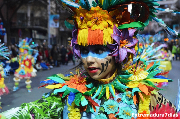 Reportaje del Desfile Infantil de comparsas de Badajoz