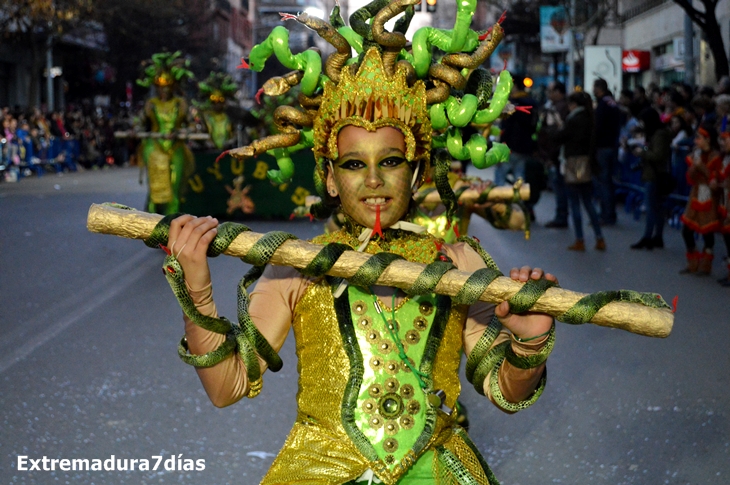 Reportaje del Desfile Infantil de comparsas de Badajoz