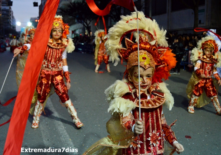 Reportaje del Desfile Infantil de comparsas de Badajoz