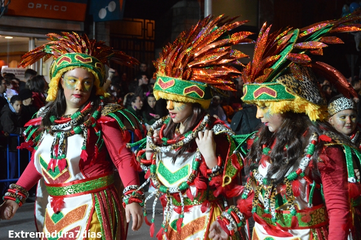 Reportaje del Desfile Infantil de comparsas de Badajoz