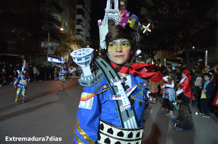 Reportaje del Desfile Infantil de comparsas de Badajoz