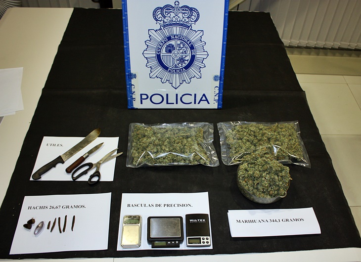 Desarticulado un punto de venta de droga en Cáceres