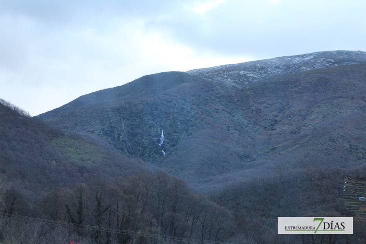 Cae menos nieve de la prevista en el norte de Cáceres