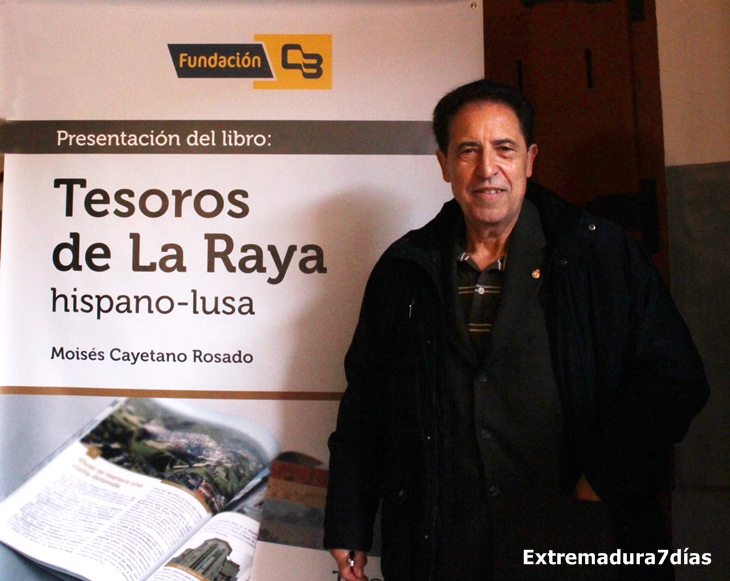 Moisés Cayetano presenta su libro “Tesoros de las Raya” en Elvas