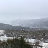 Cae menos nieve de la prevista en el norte de Cáceres