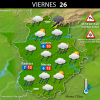 Previsión meteorológica en Extremadura. Días 24, 25 y 26 de febrero