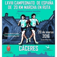 Sabor extremeño en el cartel del Campeonato de España de Marcha