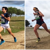 Ricardo Rosado y Teresa Urbina, campeones de Extremadura de cross