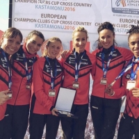 La extremeña Tania Carretero, subcampeona de Europa de cross por equipos