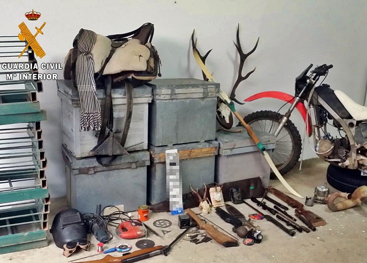 Cae un grupo dedicado al robo y a la tenencia ilegal de armas