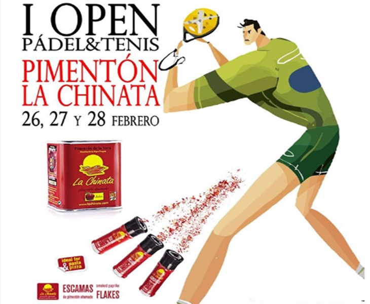 Plasencia albergará el I Open Pádel &amp; Tenis Pimentón La Chinata