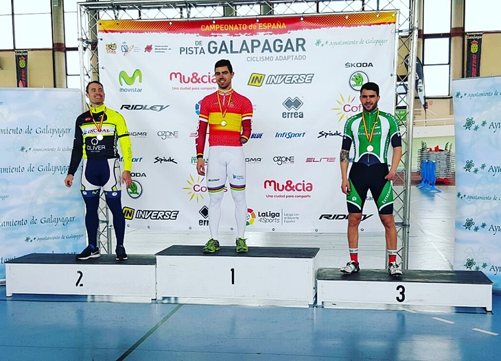 El extremeño Rubén Tanco, bronce en el nacional de ciclismo adaptado