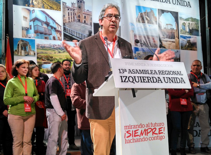 Joaquín Macías, nuevo coordinador general de IU Extremadura
