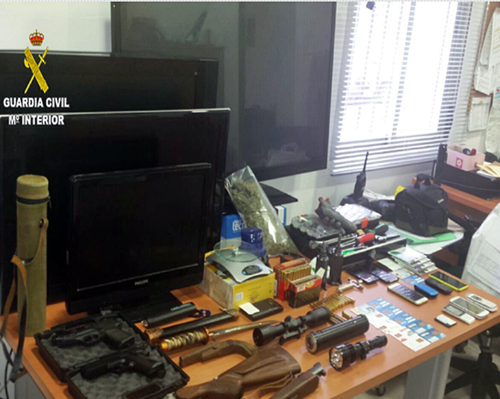 Desarticulada una organización especializada en el robo de cajas fuertes y joyerías