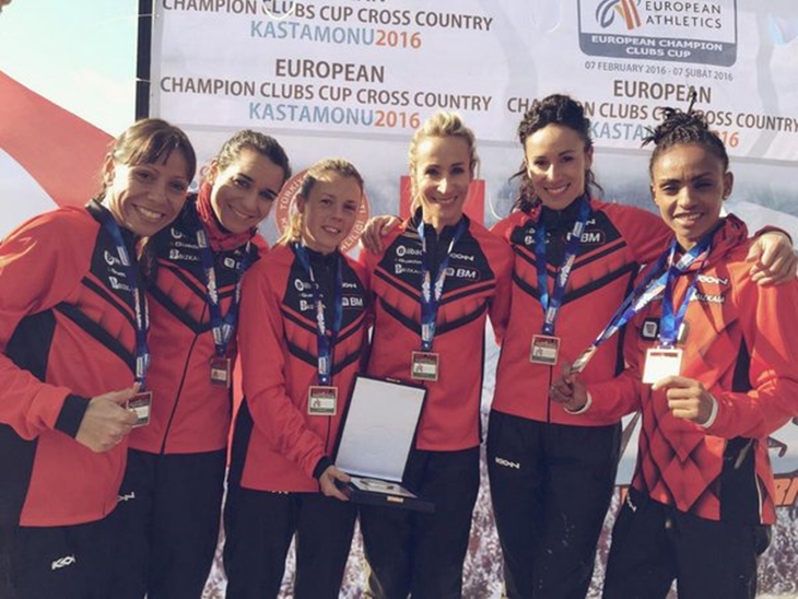 La extremeña Tania Carretero, subcampeona de Europa de cross por equipos
