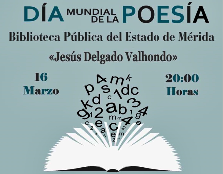 Recital en la Biblioteca de Mérida por el Día Mundial de la Poesía
