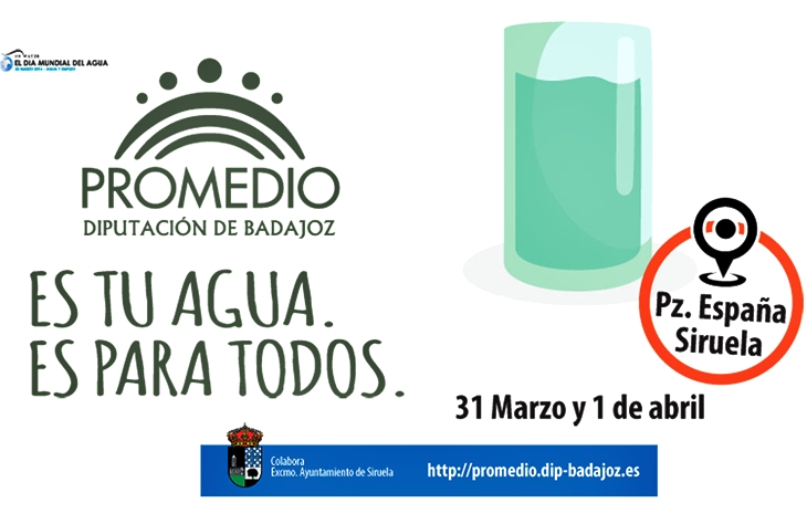 El Día Mundial del Agua será celebrado con juegos y talleres en La Siberia