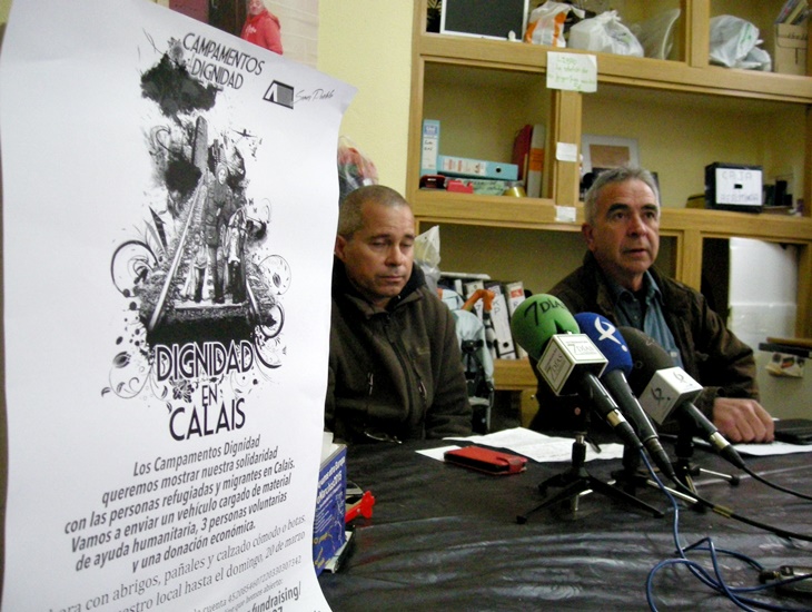 Refugiados y Campamento Dignidad piden colaboración ciudadana