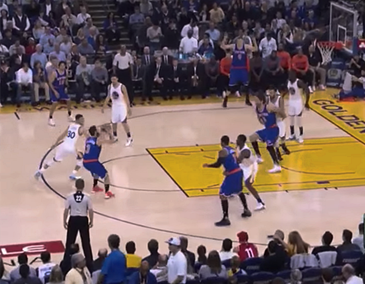 Partido discreto de Calderón frente a un gran Stephen Curry