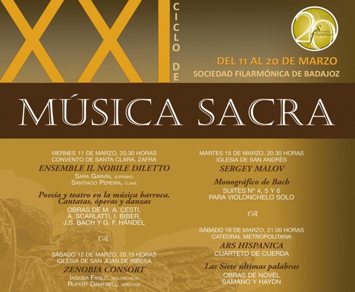 El &#39;Ensemble Il Nobile Diletto&#39; abre hoy el Ciclo de Música Sacra