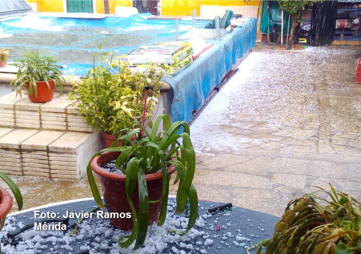 Las tormentas de granizo de esta Semana Santa, en imágenes