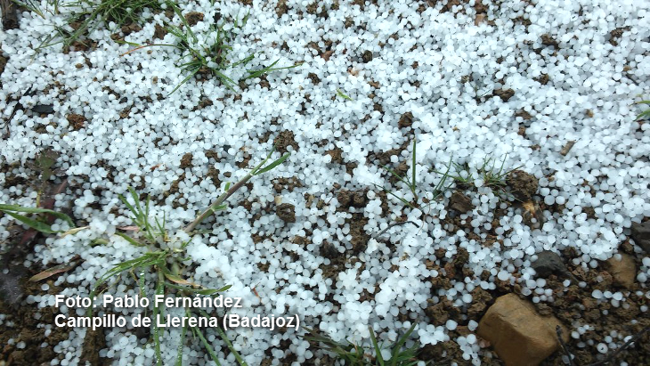 Las tormentas de granizo de esta Semana Santa, en imágenes