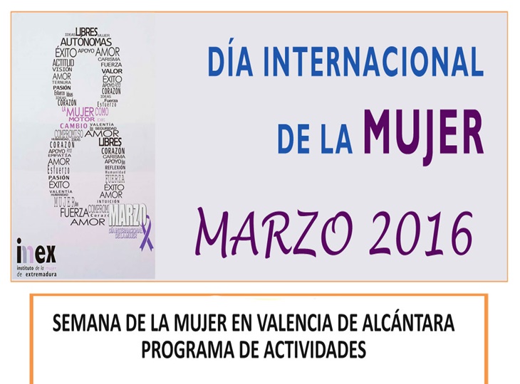 Valencia de Alcántara celebra el Día de la Mujer con múltiples actividades