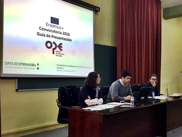 Unas jornadas explican en Mérida las oportunidades de Erasmus+